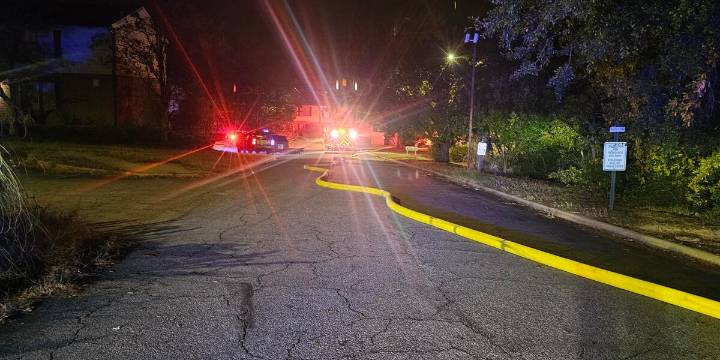 Fire crews respond to structure fire near Ballard Way