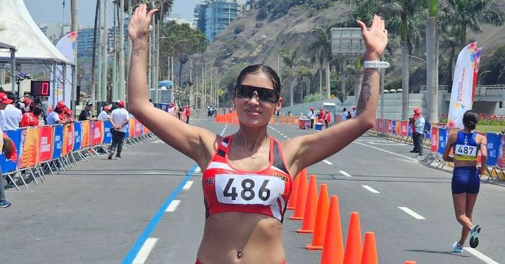 Kimbely García ganó el oro en la media maratón marcha femenina en los Juegos Bolivarianos 2025