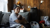 After ICE detained her husband, Albany Park mom juggles care for 3 kids, including son with autism, newborn