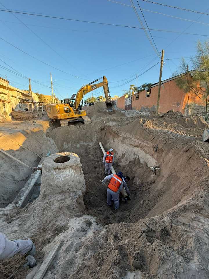 Hundimiento causó colapso en drenaje de Anapra: JMAS