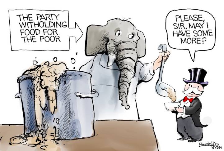 Bramhall cartoons for Nov. 2025