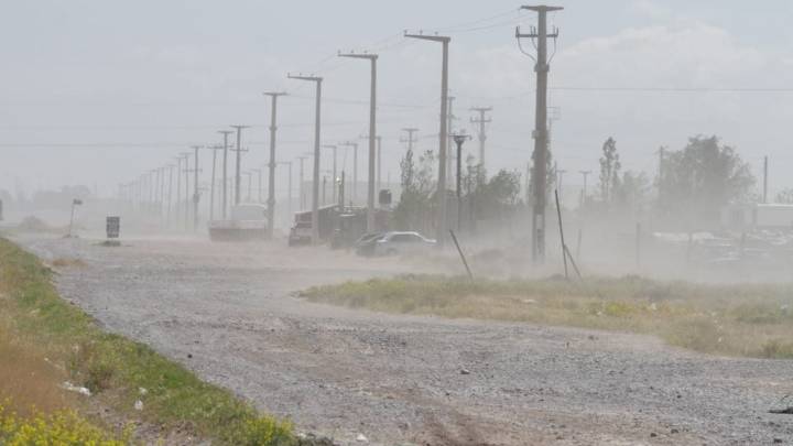 Clima en Neuquén: Alerta por ráfagas intensas durante la noche del domingo