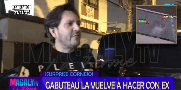 Esposo de Silvia Cornejo intenta frenar ampay con su ex y ofrece trato fuera de cámaras: “Apaga la cámara y hablamos”