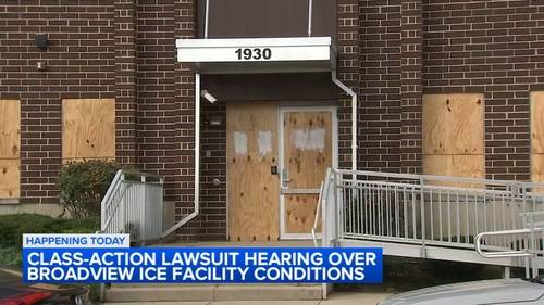 ICE Chicago news: Lawsuit filed by ACLU Illinois over conditions inside Broadview ICE facility in court Tuesday