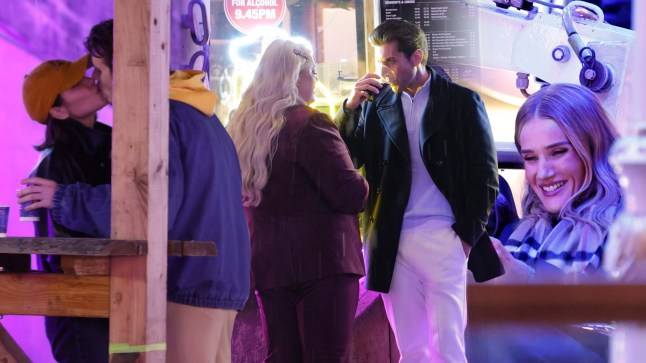 Cruz Beckham cosies up to girlfriend Jackie Apostel at star-studded Winter Wonderland event