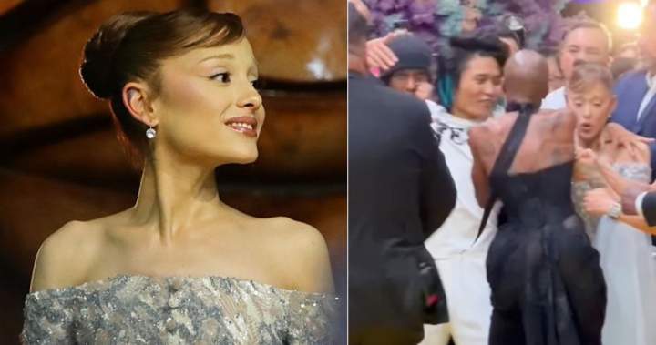 Ariana Grande rushed at ‘Wicked’ premiere by same man who charged at Katy Perry