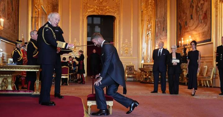 Sir David Beckham honoured with knighthood for sport and charity