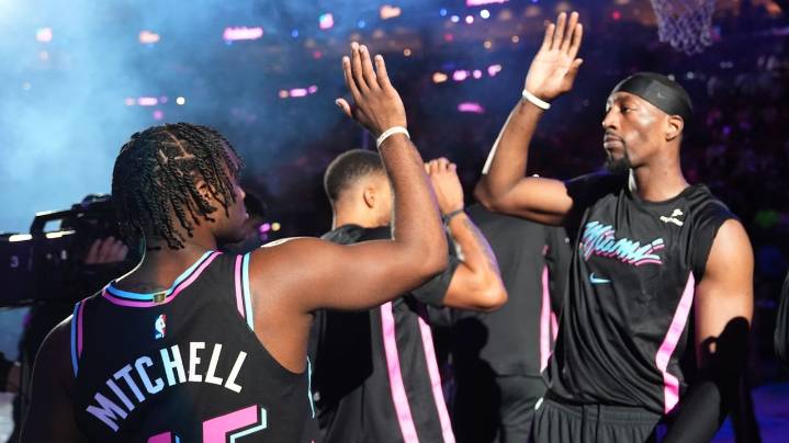 Powell scores 25, Adebayo adds 20 and Heat surge late to defeat short