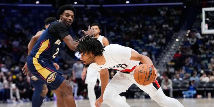 Shaedon Sharpe’s season-high 35 points lead Trail Blazers past Pelicans 125