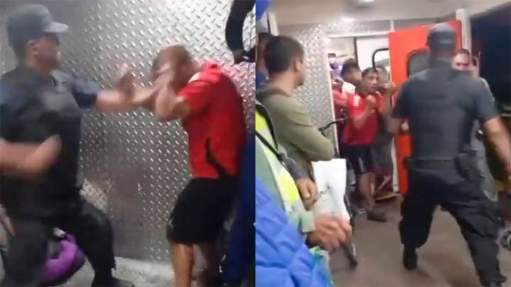 A las piñas: un pasajero en el tren Belgrano Norte provocó a un policía y lo bajaron