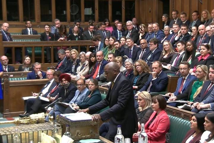 Lammy makes history as first black politician to lead Prime Minister’s Questions