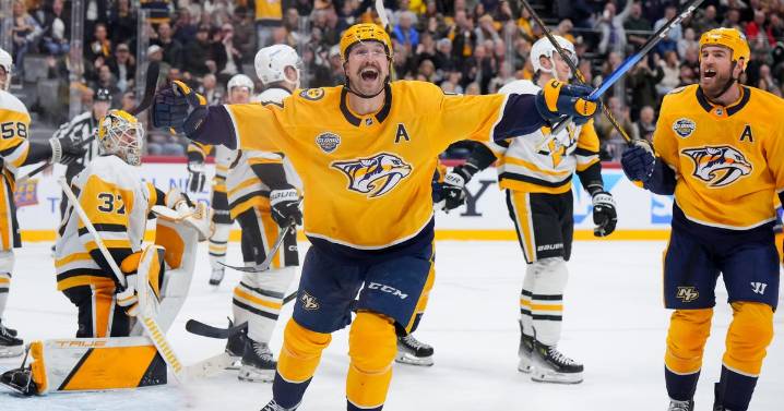 Predators rally to beat Penguins in Global Series in Stockholm