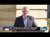 North Carolina governor calls special session
