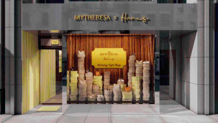 A Mytheresa holiday pop up mixes bakery goods with luxury goods