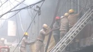 Massive fire in central Kolkata building; 20 fire engines rushed to spot, no casualties reported