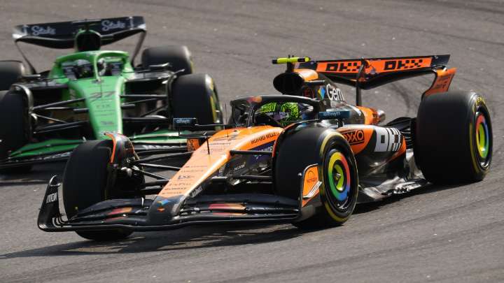 Lando Norris on sprint pole at Brazilian GP