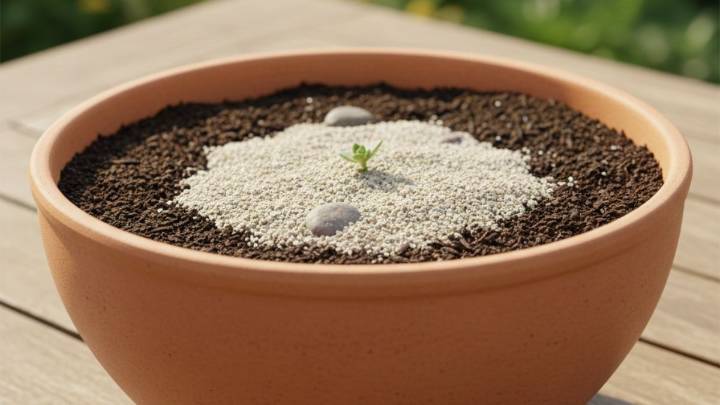 Para qué sirve poner arena en las macetas de las plantas
