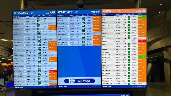 Logan Airport hit by cancellations as government shutdown drags on