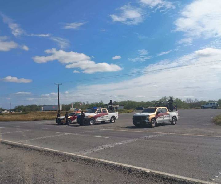 Autoridades presentes en límites de Reynosa