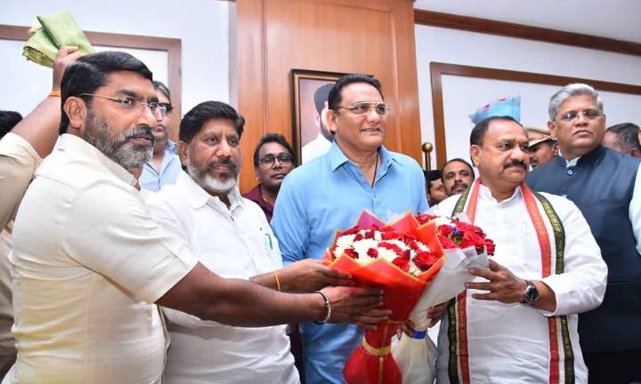 Mohammad Azharuddin Expresses Gratitude to CM Revanth Reddy, Pledges Service to Minorities and Youth