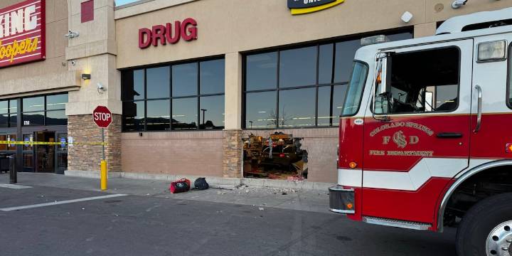 Car crashes into Colorado Springs King Soopers