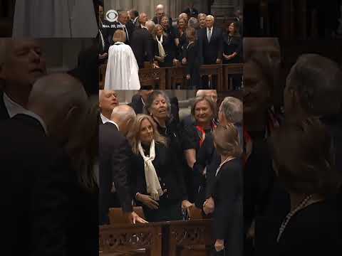 Joe Biden, George W. Bush, Kamala Harris, Mike Pence attend Dick Cheney's funeral #shorts