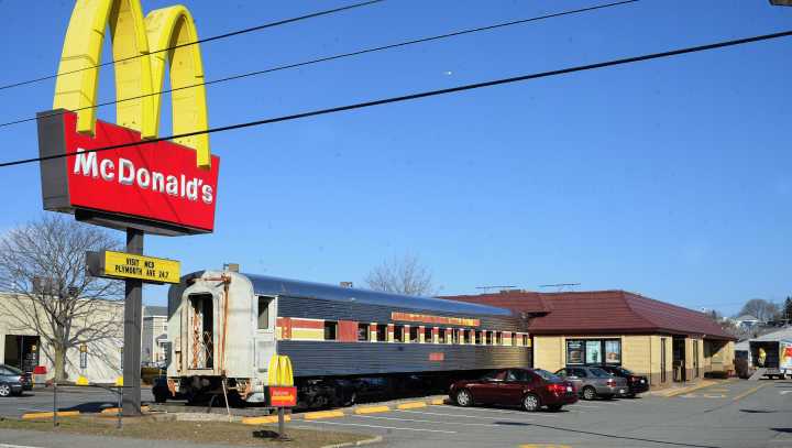 Fall River McDonald's train finally being restored in R.I.