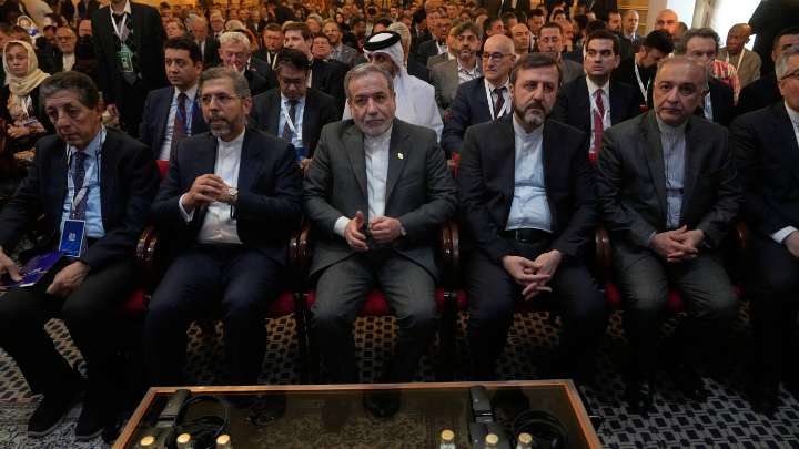 Iran's foreign minister says the nation is no longer enriching uranium at any site in the country : NPR