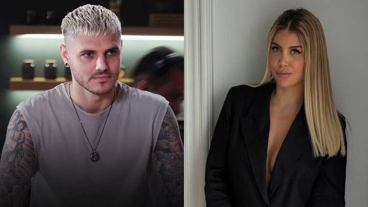 Mauro Icardi se despidió de sus hijas y las entregó a Wanda Nara: el particular pedido que ella le hizo