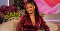 Halle Bailey Wows Fans in Sheer Brown Top Look