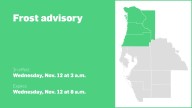 Frost advisory affecting Central West Florida Wednesday