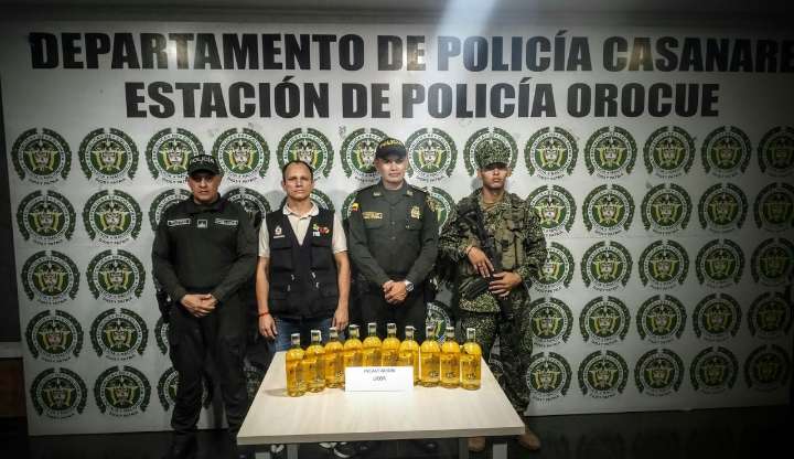 Decomisan licor adulterado con estampillas falsas en Orocué
