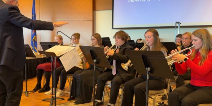 Veterans honored at University of Mary with presentation, music