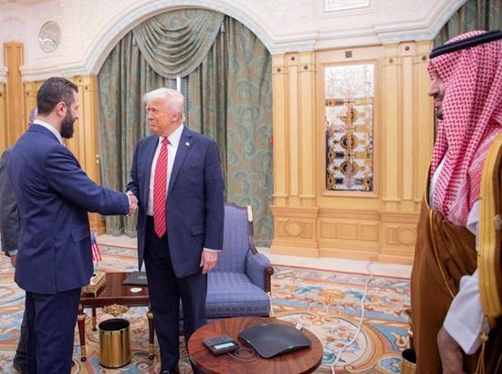 Trump to host Syria's al-Sharaa in first White House visit in 80 years Photo Source; ANI [ FULL VIEW ]