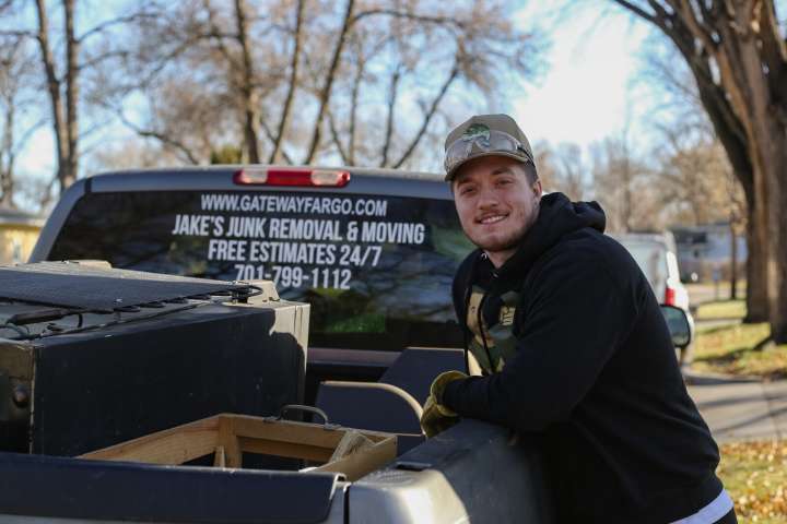 After clearing the junk from his own life, Fargo entrepreneur finds treasure via junk