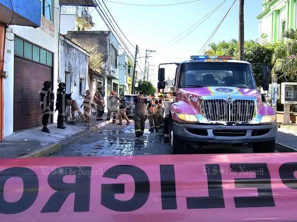 Se registra incendio en una vivienda en la colonia Centro