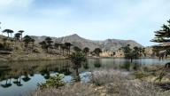 La impactante laguna de Neuquén que se esconde al pie de un volcán y refleja todo a su alrededor