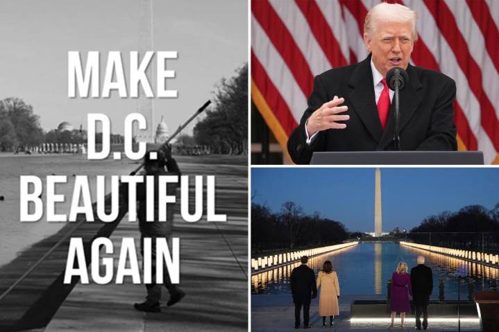 Trump reveals plans to renovate Lincoln Memorial Reflecting Pool