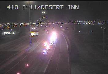 Las Vegas police chase involving suspected impaired driver ends in freeway crash