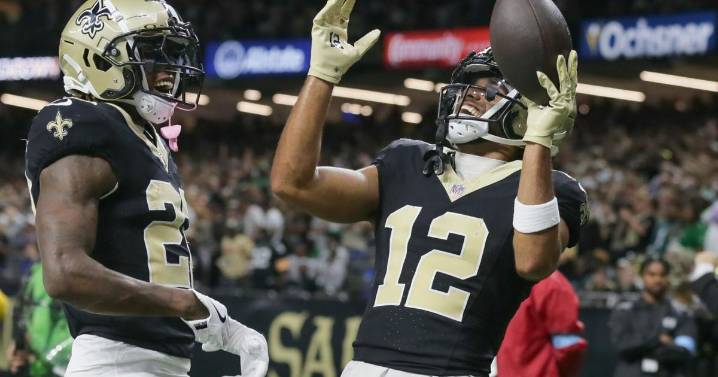 Saints WR Chris Olave reacts to Rashid Shaheed Seattle trade