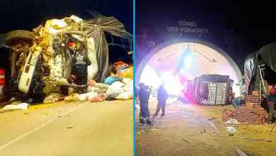 Dos muertos en accidente en La Línea: choque entre camión y furgón deja también un herido y cierre parcial de la vía