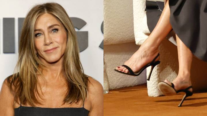 Jennifer Aniston Dons Barely-there Jimmy Choos for 'Morning Show' Event