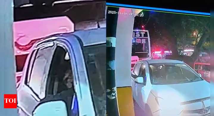 Delhi blast: CCTV footage shows suspect’s vehicle entering and exiting Red Fort area; over 100 clips being examined