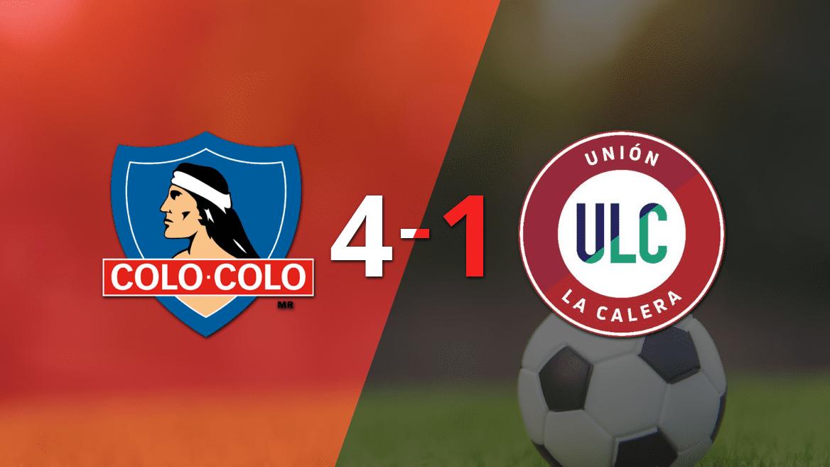 Colo Colo le pasó por encima 4-1 a U. La Calera