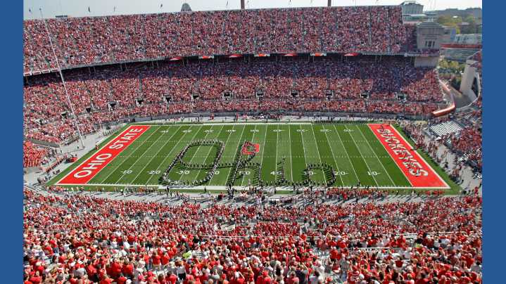 How the 89-year-old tradition of Script Ohio and dotting the i defines Ohio State and its band