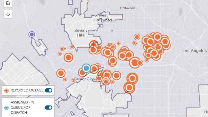 More than 100,000 LADWP customers without power across Los Angeles