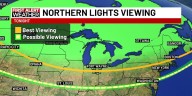 First Alert Forecast: Aurora possible tonight, warming up to end the week