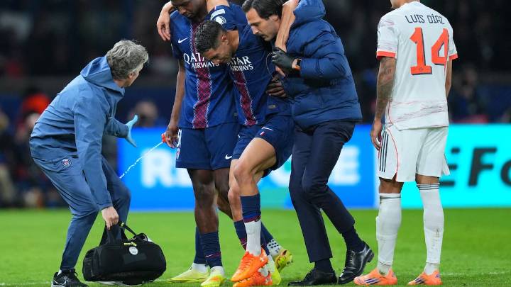 Alivio máximo para Achraf tras su avería en el tobillo: menos de dos meses de baja