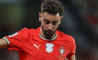 Why is Bruno Fernandes not playing today for Portugal vs Ireland on Matchday 9 of UEFA 2026 World Cup Qualifiers?