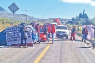 Manifestación de trabajadores: sitiaron ambos carriles de la vía México